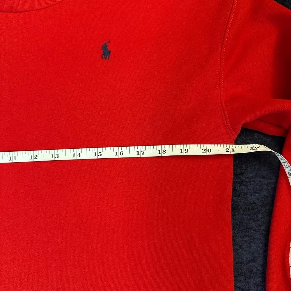 Polo by Ralph Lauren Red Hoodie with Plaid Skirt dress